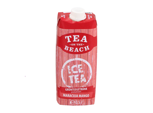 Tea on the Beach Grünteegetränk Maracuja Mango aromatisiert, 500 ml